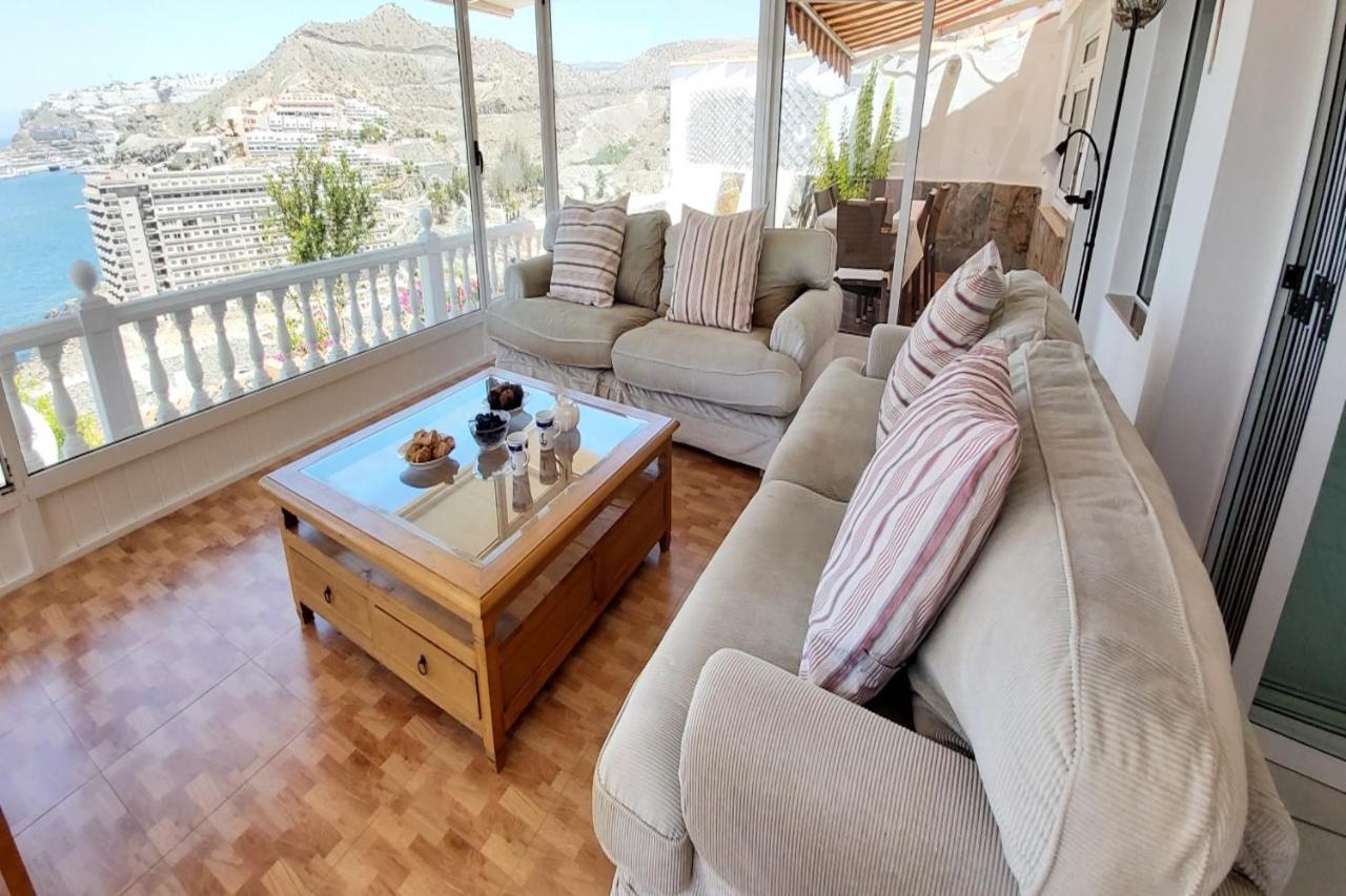 Villa Sunset Balcony With Ocean Views Mogán Exterior foto