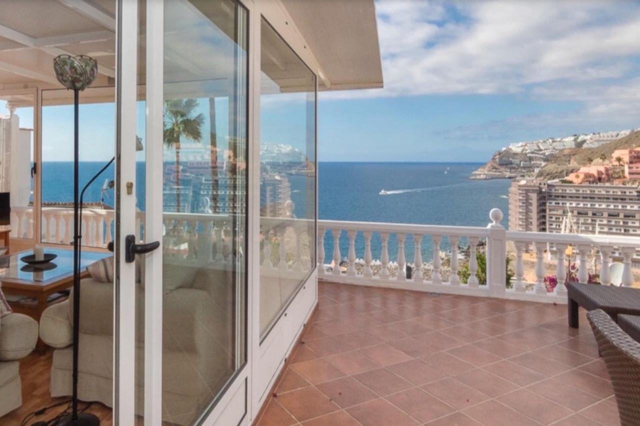 Villa Sunset Balcony With Ocean Views Mogán Exterior foto